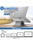 Siyah Tenmtoo 2 In 1 Dikey Dizüstü Bilgisayar Standı Tutucu Yerden Tasarruflu Yerçekimi Dizüstü Bilgisayar Tutucu Tüm MacBook Yüzey iPad Dell Dizüstü Standı (Yurt Dışından) 4