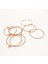 Gül Altın 50MM 20 Adet 316L Paslanmaz Çelik 15 20 25 30 35MM Hipoalerjenik Altın Yuvarlak Daire Tel Küpe Çemberler Dıy Takı Yapımı Için Bulgular (Yurt Dışından) 1