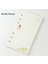 Haftalık A5 45 Sayfa A5 A6 Gevşek Yaprak Defter Kağıdı Dolum Spiral Ciltleyici Dizin Iç Sayfa Günlük Aylık Haftalık Ajanda (Yurt Dışından) 1