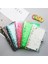 Mavi Yıldız A5 A5/a6 Glitter Pul Gevşek Yaprak Defter Iç Çekirdek Kapak 6 Yüzük Şeffaf Dosya Klasörü Bağlayıcı Halkası Kawaii Kırtasiye Tedarik (Yurt Dışından) 2