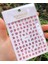 WG331GUIHONGJIN Yeni Roman 26 Ingilizce Alfabe Numarası 3D Kendinden Yapışkanlı Nail Art Çıkartma Kelime Küçük Harf Tırnak Dövmeler Süslü Çıkartmalar (Yurt Dışından) 1