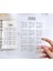 2023 A5 2023 45 Sayfalık Kawaii A5 A6 Gevşek Yaprak Defter Dolum Spiral Bağlayıcı Dizin Kağıdı Iç Sayfalar Günlük Planlayıcı Çizgi Izgara Boş Gündem (Yurt Dışından) 1