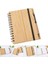 Gösterildiği Gibi Ahşap Tahıl Not Defteri Konu Not Defterleri Çalışma Defteri Yazma Defter Günlüğü A5 Bambu Defter Aylık Planlayıcı Kitap Defter Çalışması (Yurt Dışından) 1
