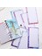 Mavi Set 12 Adet 12 Adet A6 Bütçe Planlayıcısı Gevşek Yaprak Defter Dolgu Kağıdı Için Iç Sayfa 6 Delik Bağlayıcı Finansal Yönetim Bütçe Tasarrufu Para (Yurt Dışından) 2