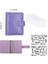 D 2 Etiketli Set A7 A7 Pu Deri Bütçe Bağlayıcı Defter Nakit Zarflar Sistemi Seti Para Bütçe Tasarrufu Fatura Organizatör Için Klipsli Bağlayıcı Cepler (Yurt Dışından) 1