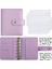 2 Etiketli Set A7 2023 Yeni Pu Deri Defter A7 Bağlayıcı Dıy Planlayıcı Organizatör 6 Fermuarlı Cepler 12 Adet Bütçe Sayfası 2 Adet Fransız Alfabesi Çıkartmaları (Yurt Dışından) 1