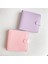 3 Delik 1 Kuşak A7 Kare Macaron Pembe Pu Deri Dıy Bağlayıcı Defter Kapağı Günlüğü Gündem Planlayıcısı Kağıt Kapak Okul Kırtasiye (Yurt Dışından) 2