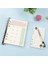 Gül Altın A5 45 Sayfa A5 A6 Gevşek Yaprak Defter Kağıdı Dolum Spiral Ciltleme Dizini Iç Sayfa Günlük Aylık Haftalık Ajanda (Yurt Dışından) 4