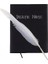 Dizüstü A5 Anime Death Note Dizüstü Seti Deri Günlük ve Kolye Tüy Kalem Animasyon Sanat Yazma Dergisi Death Note Not Defteri (Yurt Dışından) 1