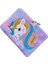 Menekşe Defter Kilidi Öğrenci Günlüğü Peluş Sevimli Süt Güzel Kız Defterler Unicorn Kapak Karikatür Not Defteri Malzemeleri Çocuk Kız (Yurt Dışından) 1
