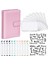 Pembe Kapak A6 A6 Bağlayıcı Bütçe Planlayıcısı Defter Kapakları Klasör A6 Boyutu 6 Delik Bağlayıcı Cepler Plastik Bağlayıcı Fermuar Para Tasarruf Zarfı (Yurt Dışından) 2