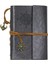 Gri Retro Spiral Defter Günlüğü Not Defteri Vintage Korsan Çapalar Pu Deri Not Defteri Değiştirilebilir Kırtasiye Hediye Gezgin Dergisi (Yurt Dışından) 5