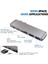 Gümüş 6 In 1 Alüminyum USB C Hub USB Tip C Hub Adaptörü Dongle MacBook Pro 13 "15" 2016 2017 Thunderbolt 3 Usb-C Verileri Için Uyumlu (Yurt Dışından) 4