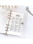 A5 2023 A5 A6 Takvim Defter Bölücüler Yıl Aylık Planlayıcı Şeffaf Yer Imleri Gevşek Yaprak Defter Gündem Notları Pedler Bölücüler (Yurt Dışından) 4