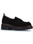 Siyah Süet Kadın Loafer 01WZ4302 2
