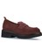 Bordo Süet Kadın Loafer 01WZ4302 2