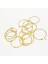 Altın 30MM 20 Adet 316L Paslanmaz Çelik 15 20 25 30 35MM Hipoalerjenik Altın Yuvarlak Daire Tel Küpe Çemberler Dıy Takı Yapımı Için Bulgular (Yurt Dışından) 1