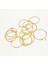 Altın 30MM 20 Adet 316L Paslanmaz Çelik 15 20 25 30 35MM Hipoalerjenik Altın Yuvarlak Daire Tel Küpe Çemberler Dıy Takı Yapımı Için Bulgular (Yurt Dışından) 3