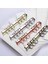 Altın Kişisel 25 mm Metal Spiral Halkalar Bağlayıcı Klip 2 Çift Vidalı Günlüğü Dizüstü Planlayıcısı A5 A6 Persoanl A7 Bağlayıcı Klip Dosya Klasörü (Yurt Dışından) 4