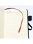 Kırmızı A7 Mini Dizüstü Elastik Kayış Günlüğü Cep Kitabı Kalın Deri Defter Retro Üniversite Öğrencileri El Yazısı Kelime Kitabı Not Defterleri (Yurt Dışından) 5