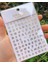 WG331YIN Yeni Roman 26 Ingilizce Alfabe Numarası 3D Kendinden Yapışkanlı Nail Art Çıkartma Kelime Küçük Harf Tırnak Dövmeler Süslü Çıkartmalar (Yurt Dışından) 1