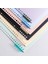 Klipsli Mavi A4 A4 B5 A5 4 Adet Dıy Gevşek Yaprak Defter Dolum Spiral Kapak Dizin Kağıdı Iç Sayfalar Günlük Planlayıcı Çizgi Izgara Boş Gündem (Yurt Dışından) 2