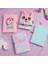Pembe Karikatür Panda Peluş Kilitli Dizüstü Çocuk Sevimli Unicorn Günlüğü Kitap Öğrenci Hediye Çocuklar Için Ödül Dergisi (Yurt Dışından) 4