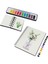 83MM x 63MM Seamiart 12 Sayfalık 230GSM Mini Suluboya Eskiz Defteri Çizim Defterleri Okul Acemi Suluboya Resim Sanat Malzemeleri (Yurt Dışından) 3