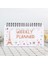 Flamingo Defter Karikatürler Haftalık Planlayıcı Gündem Aylık Kawaii Libreta Planificador Yapılacaklar Listesi Semanal Carnet Cahier Not Defteri (Yurt Dışından) 1
