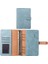 Açık Mavi Kapak A6 A6 Pu Deri Defter Bağlayıcı Bütçe Nakit Zarflar Planlayıcı Organizatör Bağlayıcı Cepler Kategoriler Para Tasarrufu Için Etiket Etiket (Yurt Dışından) 1