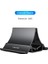 Klasik Siyah Cabletıme Dikey Dizüstü Bilgisayar Standı Isı Dağılımı Kaymaz Silikon Yerçekimi Tutucu MacBook Yüzey iPad Tablet Standı C418 (Yurt Dışından) 1