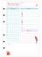 Günlük Plan A6 45 Sayfa Kawaii A5 A6 A7 Gevşek Yaprak Defter Kağıdı Dolum Spiral Ciltleyici Dizin Iç Sayfalar Aylık Haftalık Günlük Planlayıcı Gündem (Yurt Dışından) 1