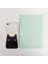 Yeşil Çizgi A5 A5 A6 Gevşek Yaprak Kawaii 45 Yaprak Gevşek Yaprak Defter Kağıdı Dolum Spiral Ciltleme Dizini Iç Sayfa Günlük Aylık Haftalık Gündem (Yurt Dışından) 1