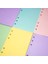 Cetvel 1 Adet A5 40 Sayfa Kawaii A5 A6 Gevşek Yaprak Defter Dolum Spiral Bağlayıcı Dizin Kağıdı Iç Sayfalar Günlük Planlayıcısı Çizgi Izgara Boş Gündem (Yurt Dışından) 3