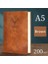 A5 200 Sayfa A5 A4 A5 Günlük Defteri 200 Sayfa Retro Planlayıcısı Ofis Çalışması Iş Not Defteri Yumuşak Deri Günlüğü Not Defteri Okul Malzemeleri Kırtasiye (Yurt Dışından) 1