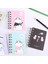 Pembe Emoji A7 Mini Spiral Defter Karikatür Kedi Not Defteri Kawaii Kişisel Günlüğü Planlayıcısı Yatay Çizgi Defter Okul Ofis Arzı 80 Sayfa (Yurt Dışından) 2