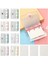 A-Beyaz Yaratıcı 3 Delik Mini Pvc Gevşek Yaprak Defter Kapağı Dergisi Gezgin Taşınabilir Dizüstü Klip Dolum Aksesuarı Okul Kırtasiye (Yurt Dışından) 4