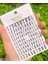 WG623HEI Yeni Roman 26 Ingilizce Alfabe Numarası 3D Kendinden Yapışkanlı Nail Art Çıkartma Kelime Küçük Harf Tırnak Dövmeler Süslü Çıkartmalar (Yurt Dışından) 1