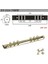 Altın A5 19 mm Metal Spiral Halkalar Bağlayıcı Klip 2 Çift Vidalı Günlüğü Dizüstü Planlayıcısı A5 A6 Kişisel A7 Bağlayıcı Klip Dosya Klasörü (Yurt Dışından) 1