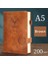 A5 200 Sayfa A5 A4 A5 Günlük Defteri 200 Sayfa Retro Planlayıcısı Ofis Çalışması Iş Not Defteri Yumuşak Deri Günlüğü Not Defteri Okul Malzemeleri Kırtasiye (Yurt Dışından) 1