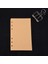 Gittle Rosegold A6 45 Pcs Kawaii A5 A6 A7 Kraft Bağlayıcı Defter Kağıdı Dolum Spiral Bağlayıcı Dizini Iç Sayfalar Aylık Haftalık Günlük Planlayıcı Gündem (Yurt Dışından) 4