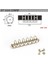 Altın A7 25 mm Metal Spiral Halkalar Bağlayıcı Klip 2 Çift Vidalı Günlüğü Dizüstü Planlayıcısı A5 A6 Kişisel A7 Bağlayıcı Klip Dosya Klasörü (Yurt Dışından) 1