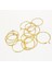 Altın 25MM 20 Adet 316L Paslanmaz Çelik 15 20 25 30 35MM Hipoalerjenik Altın Yuvarlak Daire Tel Küpe Çemberler Dıy Takı Yapımı Için Bulgular (Yurt Dışından) 3