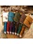 Zeytin Yeşili-Yl El Yapımı Vintage Gezgin Kitapçığı Mini Edition Mını Gevşek Yaprak Defter Üst Katman Dana Derisi Cep Günlüğü Kitap Defter (Yurt Dışından) 5