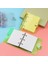 10X8 cm Mini 3 Delik Gevşek Yaprak Bağlayıcı Defter Kapağı Pvc Taşınabilir Bloknot Dosya Klasörü Yaratıcı Cep Günlüğü Ofis Kırtasiye Malzemeleri (Yurt Dışından) 4