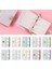 A-Açık Pembe Yaratıcı 3 Delik Gevşek Yaprak Dolum Defter Kapağı Mini Dosya Klasörü El Hesabı Günlüğü Telli Klasör Iç Sayfalar Günlüğü Kitap Taşınabilir (Yurt Dışından) 3