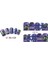 BN-1028 Yeni Roman 26 Ingilizce Alfabe Numarası 3D Kendinden Yapışkanlı Nail Art Çıkartma Kelime Küçük Harf Tırnak Dövmeler Süslü Çıkartmalar (Yurt Dışından) 1