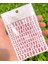 WG623LSHONG Yeni Roman 26 Ingilizce Alfabe Numarası 3D Kendinden Yapışkanlı Nail Art Çıkartma Kelime Küçük Harf Tırnak Dövmeler Süslü Çıkartmalar (Yurt Dışından) 1