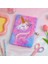 Mor Çocuk Peluş Unicorn Karikatür Dizüstü Kilitlenebilir Günlüğü Kitap Kız Öğrenci Anaokulu Hediye Kırtasiye Tedarikçisi (Yurt Dışından) 1