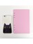 Pembe Boş A5 40 Yaprak Kawaii A5 A6 Gevşek Yaprak Defter Dolum Spiral Bağlayıcı Dizin Kağıdı Iç Sayfalar Günlük Planlayıcı Çizgi Izgara Boş Gündem (Yurt Dışından) 1